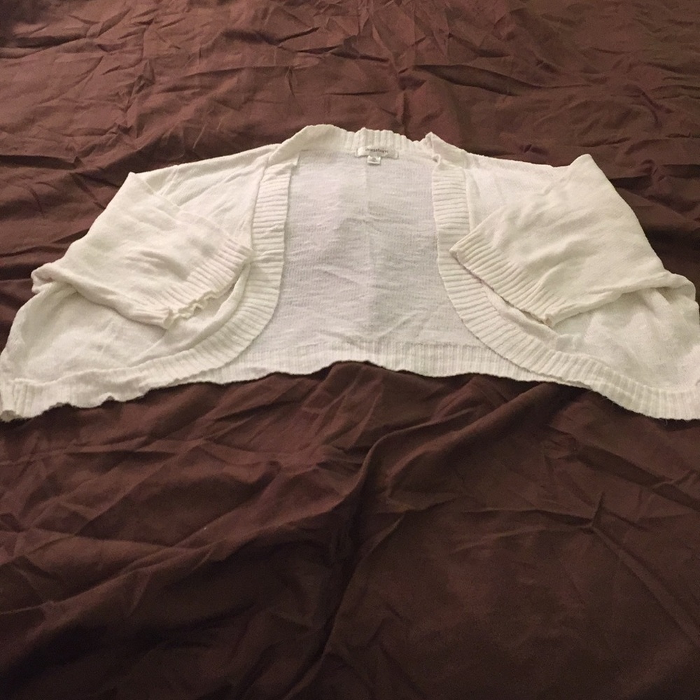 White Shrug size 3X